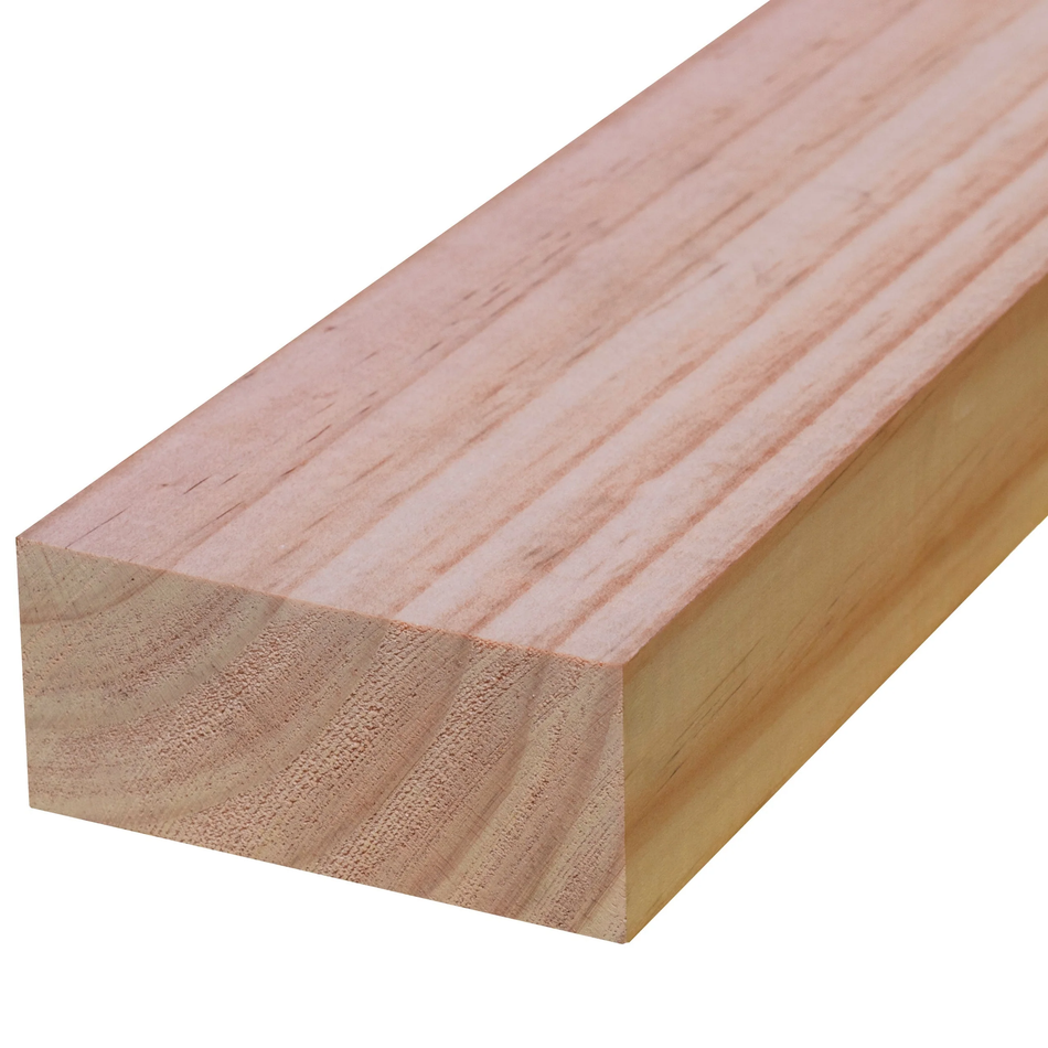 Pack de 312 piezas - Liston de 2x2 madera cepillada